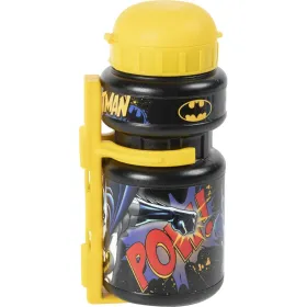 Vaikiškas dviračio butelis Batman CZ10969 Geltona / juoda 350 ml Geltona