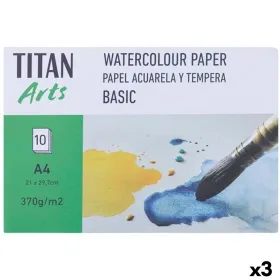 Piirustuspaperi Titan Arts BASIC A4 10 Levyt (3 osaa)