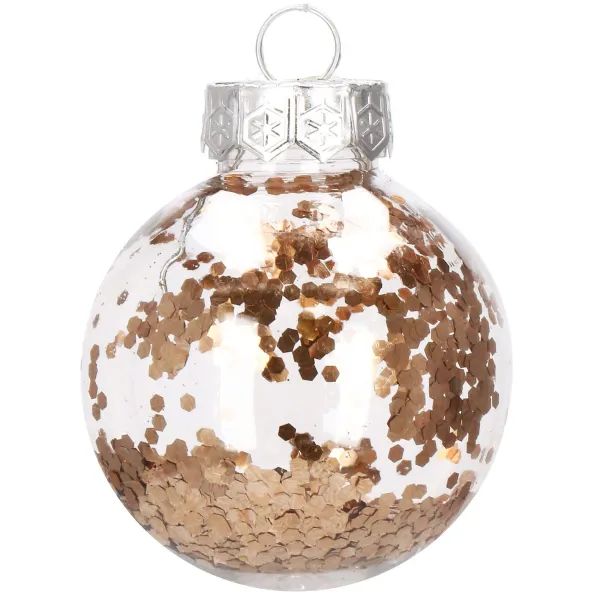 CA0884 Ziemassvētku bumbiņas 6 cm 30 gab.