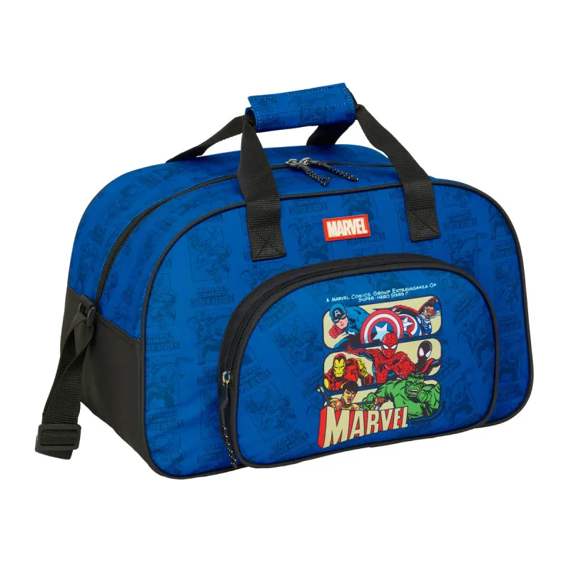 Sports bag The Avengers Blue Black 40 x 24 x 23 cm