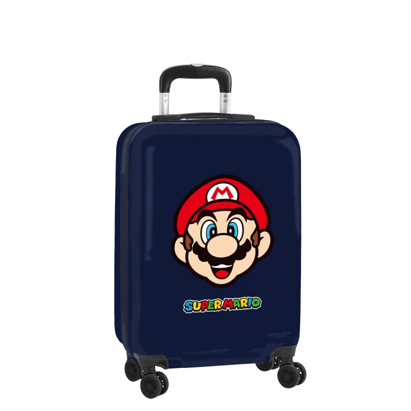 Cabin suitcase Super Mario super mario Red Navy Blue 20'' 20 L 34,5 x 55 x 20 cm