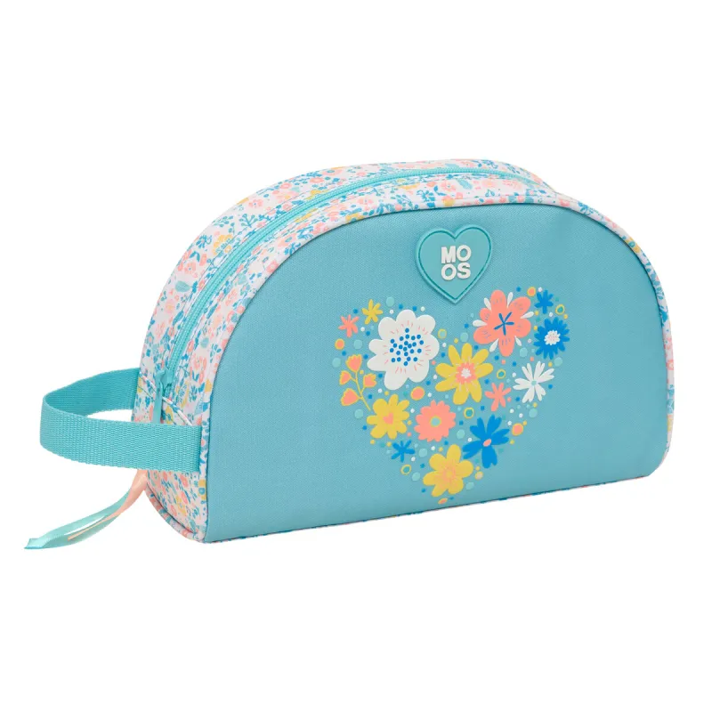 Travel Vanity Case Moos Fiori Multicolour Recyclable 28 x 18 x 10 cm