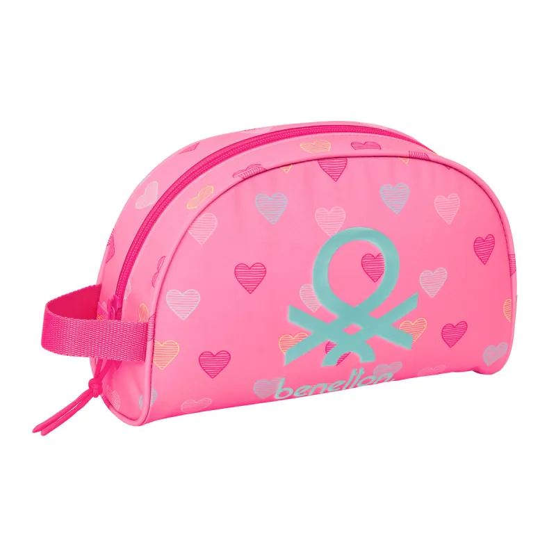 Matkapakkaus Benetton Heart Pinkki 28 x 18 x 10 cm