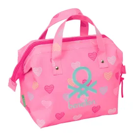 Matkapakkaus Benetton Heart Pinkki 26.5 x 17.5 x 12.5 cm