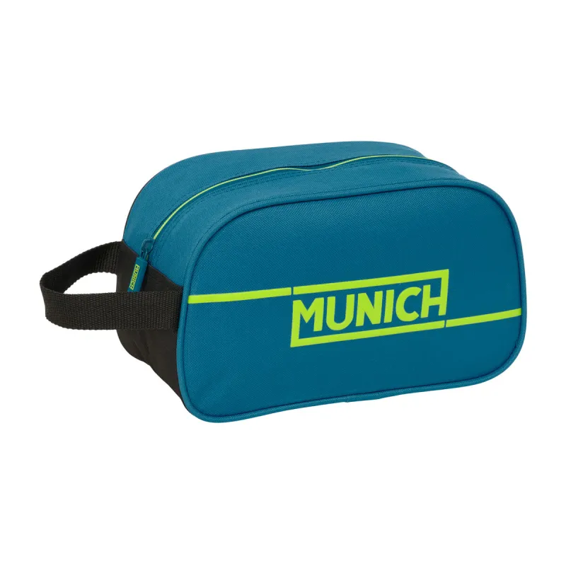 Matkapakkaus Munich Land Musta Vihreä 26 x 15 x 12 cm