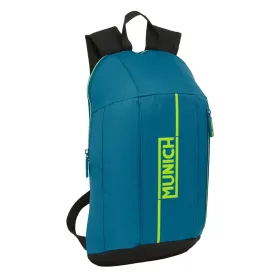 Rucksack Munich Land Black Green 22 x 39 x 10 cm