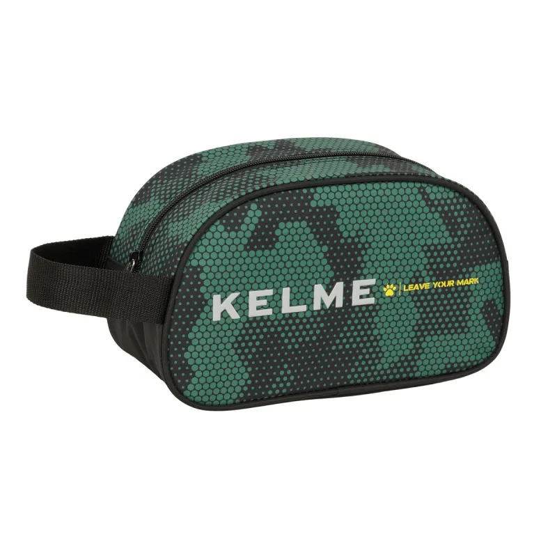 Matkapakkaus Kelme Camo Musta Vihreä 26 x 15 x 12 cm