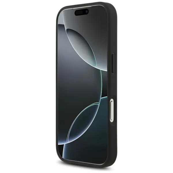 Guess 4G Circle Classic Logo MagSafe – Case iPhone 17 Pro (Black)