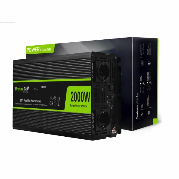 Vooluadapter Green Cell INV11