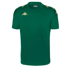 Футболка с коротким рукавом унисекс Kappa 351F4LW-A03 Зеленый (S)