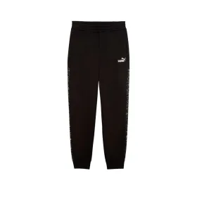 Garās sporta bikses Puma Essentials Graphic Animal C Melns Dāma