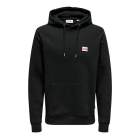 Vyriškas džemperis su gobtuvu Only & Sons Onsdawson Reg Hoodie Vd Juoda