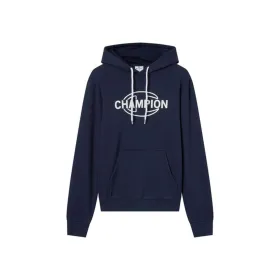 Vyriškas džemperis su gobtuvu Champion Champion Graphic Shop Tamsiai mėlyna