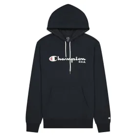 Vyriškas džemperis su gobtuvu Champion USA Logo M Tamsiai mėlyna