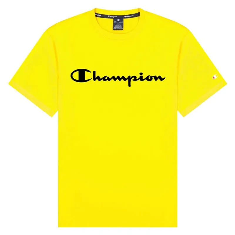 Miesten T-paita Champion 217146-YS105 Keltainen (S)