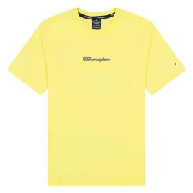 Футболка с коротким рукавом мужская Champion 217219-YS008 Жёлтый (S)