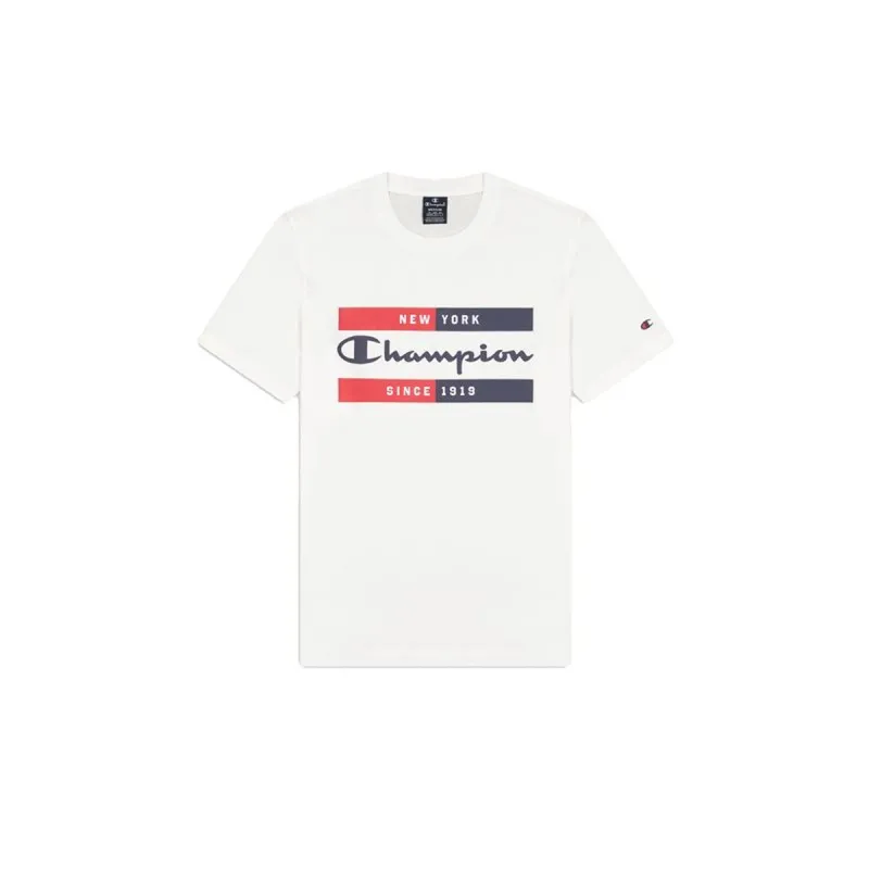 Футболка с коротким рукавом мужская Champion 218559-WW001 Белый