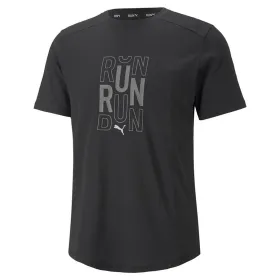 Спортивная футболка с коротким рукавом Puma 522423 01 Чёрный