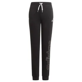 Futbolo treniruočių kelnės suaugusiems Adidas Essentials French Terry Juoda