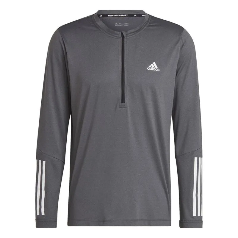 Miesten pitkähihainen paita Adidas HD3538 Tumman harmaa (XL)