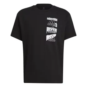 Футболка с коротким рукавом унисекс Adidas HE4314 Чёрный (S)