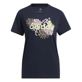 Футболка с коротким рукавом женская Adidas HE4924 Темно-синий (S)