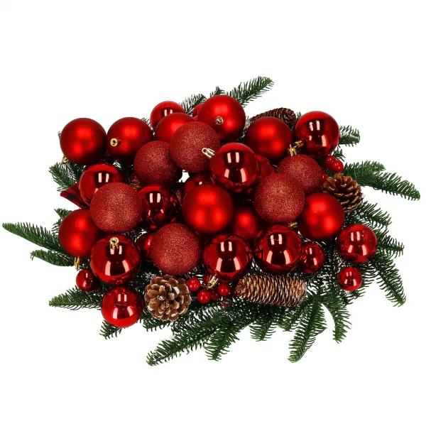 Christmas tree decoration Springos CA0001, 6 cm 12 pcs.