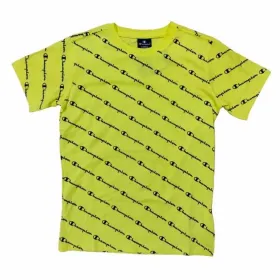 Детский Футболка с коротким рукавом Champion 305655-YL020 Жёлтый