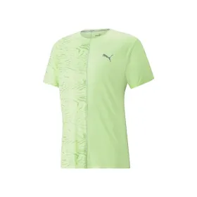 Футболка с коротким рукавом мужская Puma 521402 37 Лаймовый зеленый