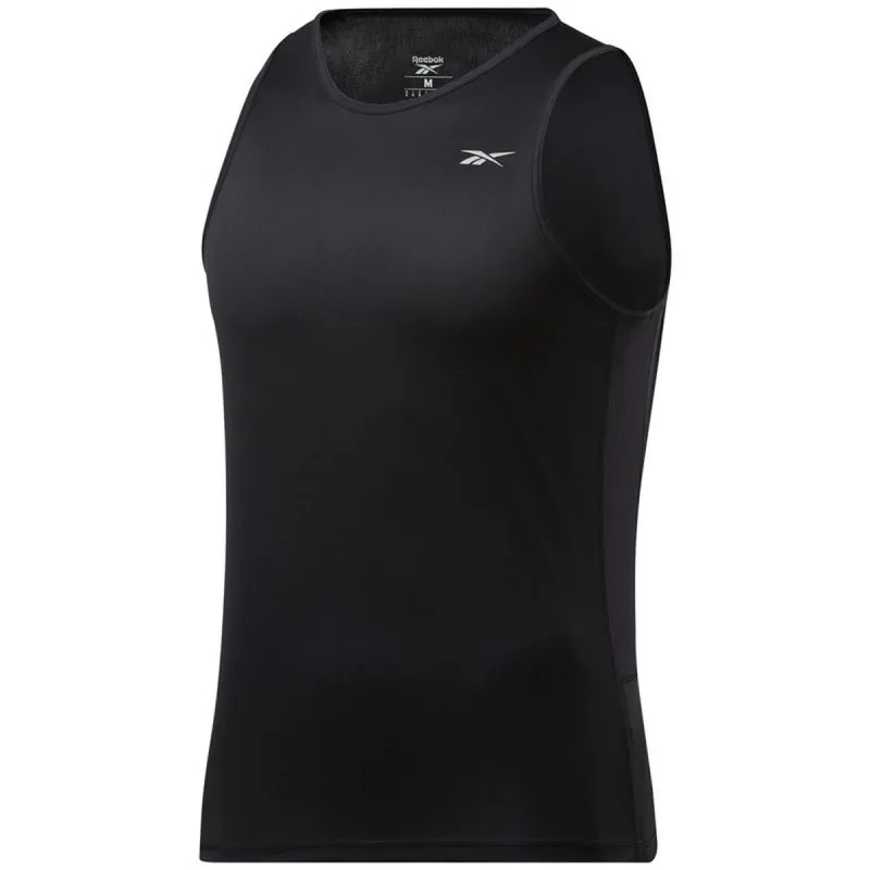 Футболка с коротким рукавом мужская Reebok FU1408 Чёрный