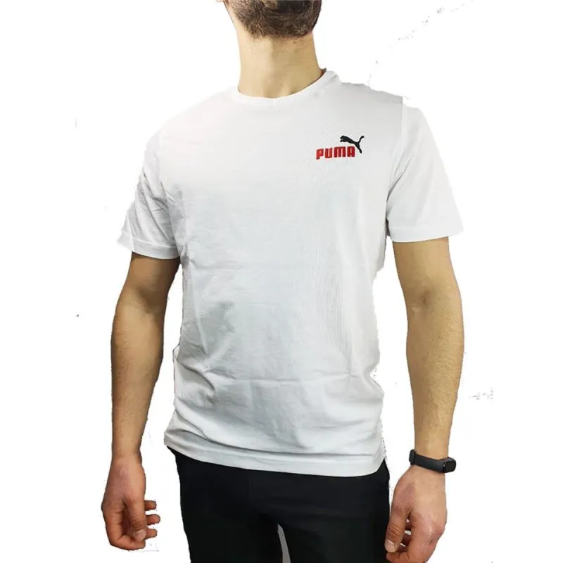 Футболка с коротким рукавом мужская Puma 587184 02 Белый (XS)