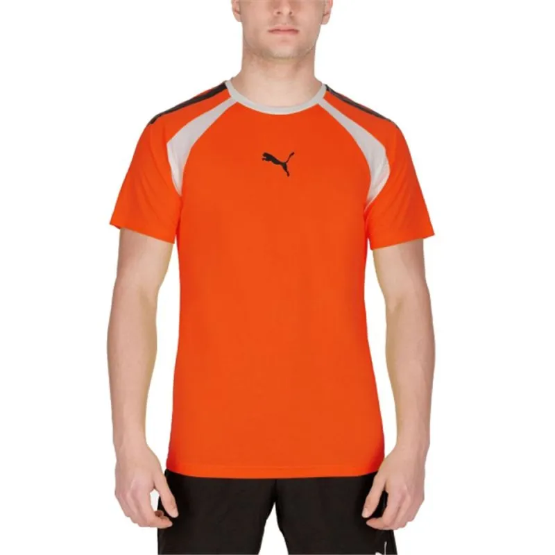 Men’s Short Sleeve T-Shirt Puma 931433 13 Orange (S)