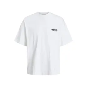 Футболка с коротким рукавом мужская Jack & Jones 12252953-177627 Белый (XL)