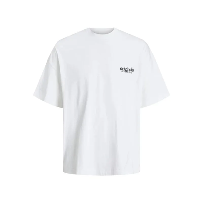 Miesten T-paita Jack & Jones 12252953-177627 Valkoinen (XL)