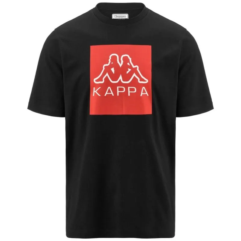 Miesten T-paita Kappa 341B2XW-005 Musta (M)