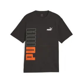 Футболка с коротким рукавом мужская Puma 675909 74 Чёрный (M)