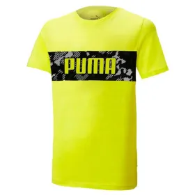 Детский Футболка с коротким рукавом Puma 676285 40 Жёлтый