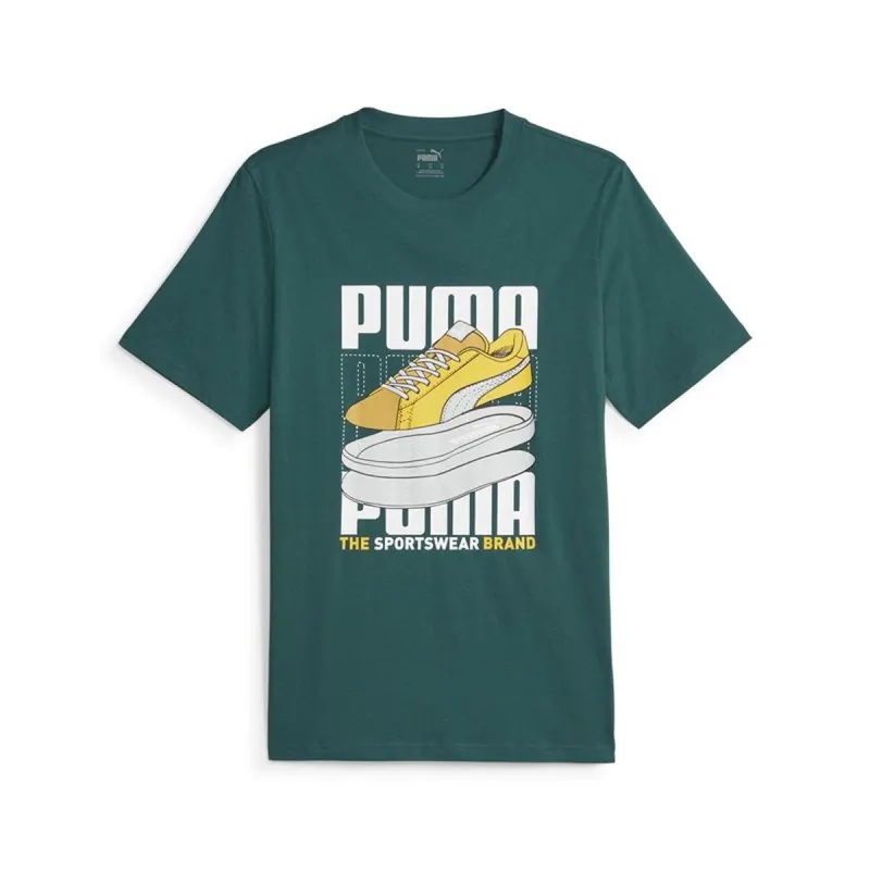 Miesten T-paita Puma 677186 43 Sininen (M)