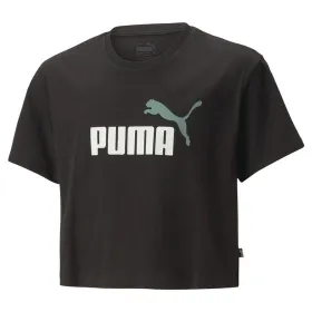Детский Футболка с коротким рукавом Puma 845346 56 Чёрный