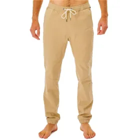 Garās sporta bikses Rip Curl Re Entry Jogger Bēšs Vīriešu