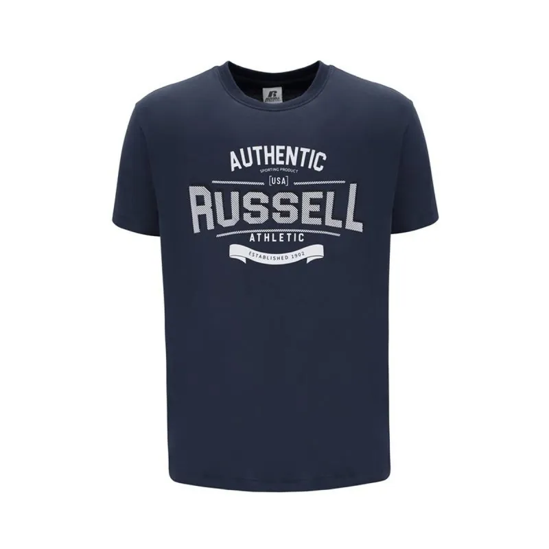 Miesten T-paita Russell Athletic A30081-OB-155 Tummansininen (S)