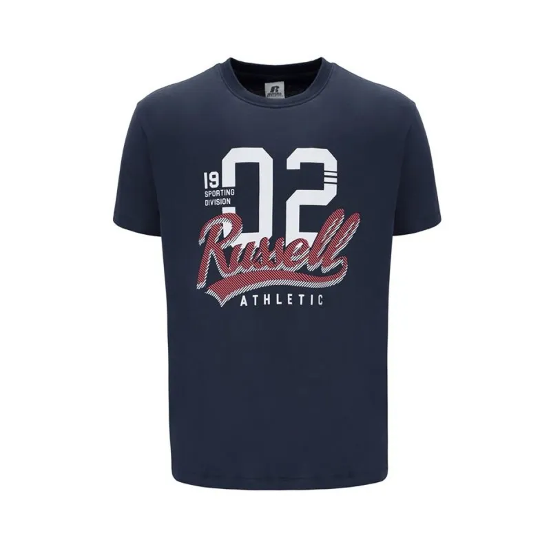 Miesten T-paita Russell Athletic A30101-OB 155 Tummansininen (S)