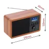Radio Adler AD 1184 Black Wood