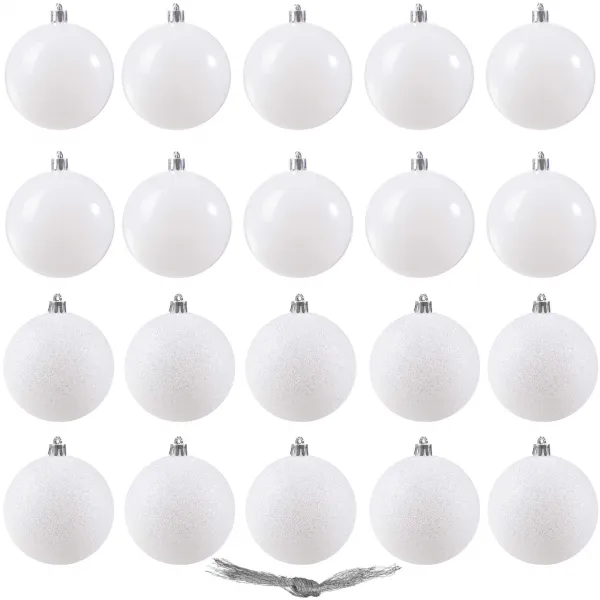 Christmas Tree Ornament Set Springos CA0087, 6 cm, 20 pcs