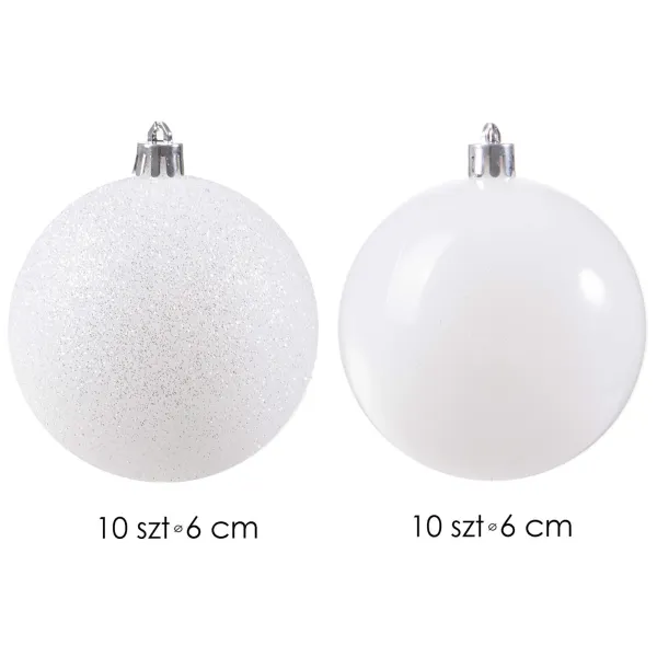 Jõulupuu kaunistuste komplekt Springos CA0087, 6 cm, 20 tk