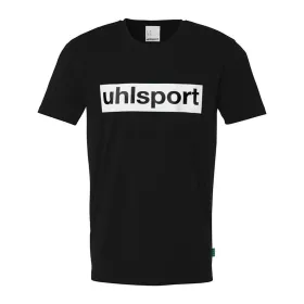 Sportiniai marškinėliai su trumpomis rankovėmis, vyriški Uhlsport Essential Promo Juoda