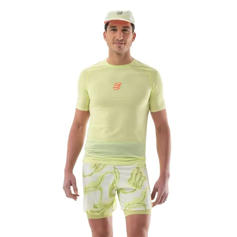 Футболка с коротким рукавом мужская Compressport Trail Racing Ss Лимонный