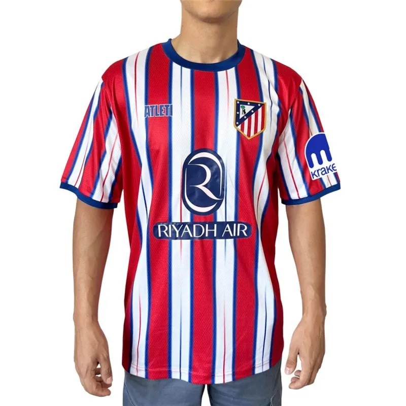 Sportiniai marškinėliai su trumpomis rankovėmis, vyriški Atlético Madrid Official Home Jersey 24/25