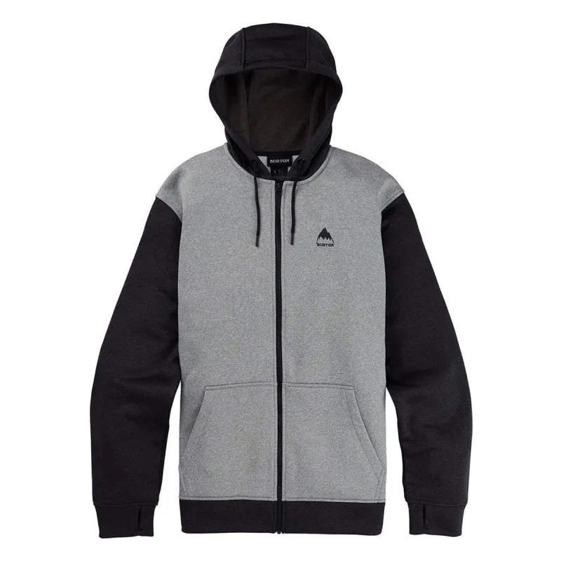 Vīriešu Sporta Krekls ar Kapuci Burton Oak Full-Zip Melns