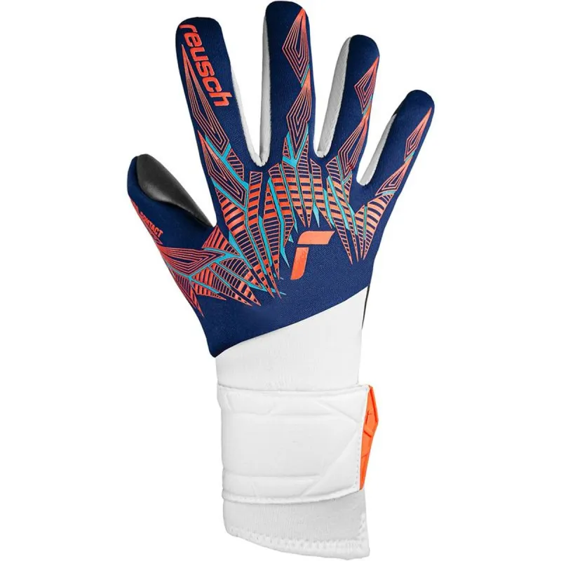 Перчатки вратаря Reusch Pure Contact Silver Синий взрослых